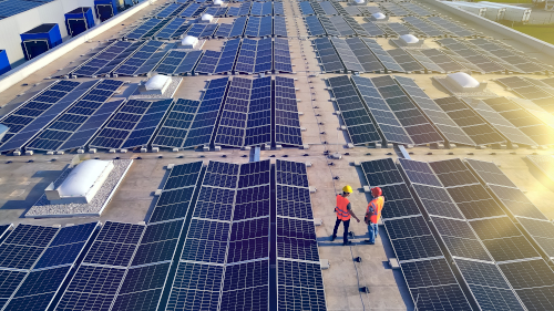 Photovoltaik PV Solar Gewerbe Industrie Freifeld